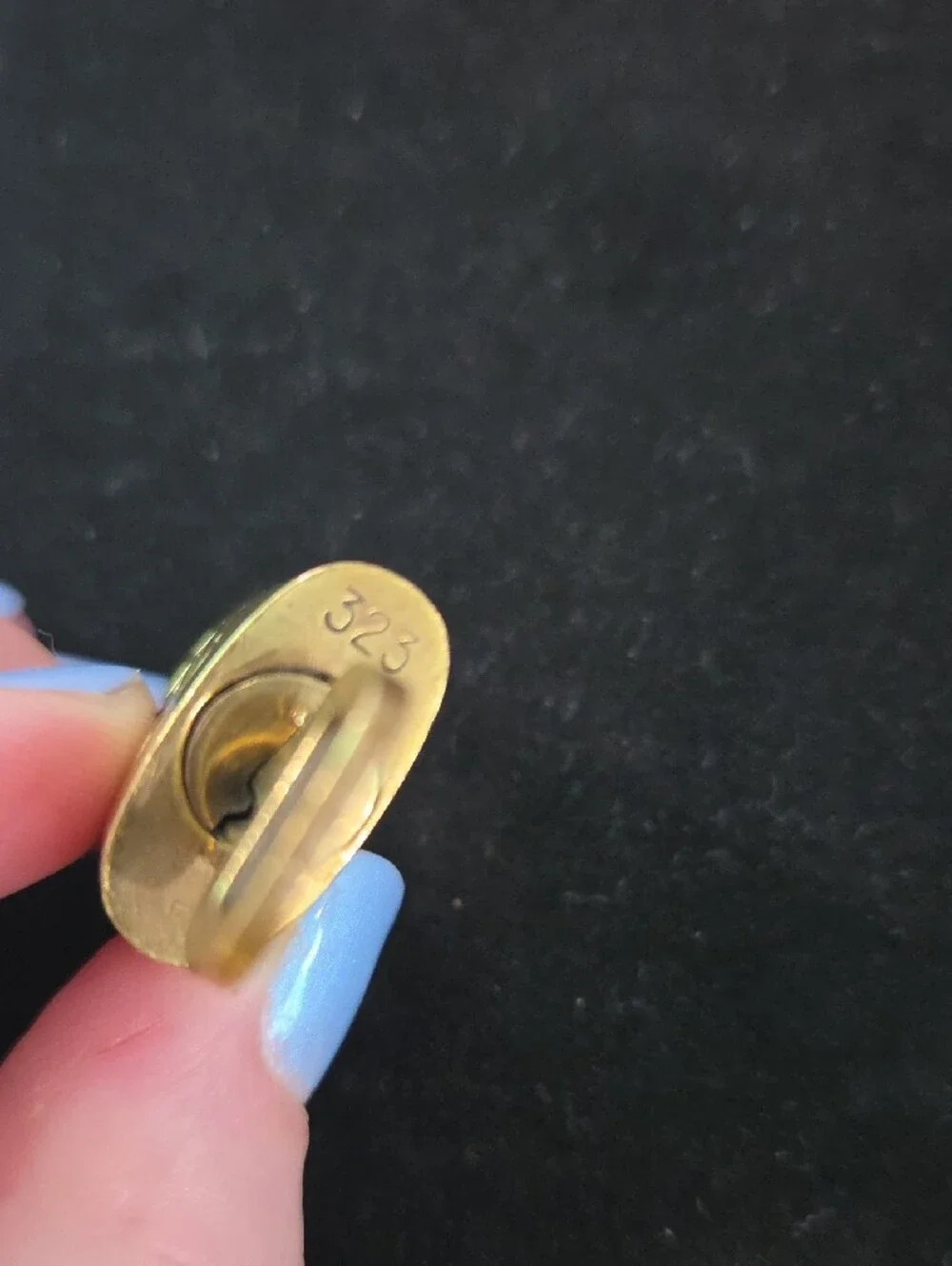 Louis Vuitton Gold-tone Padlock with Key #323